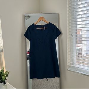 Navy Blue Saude Dress